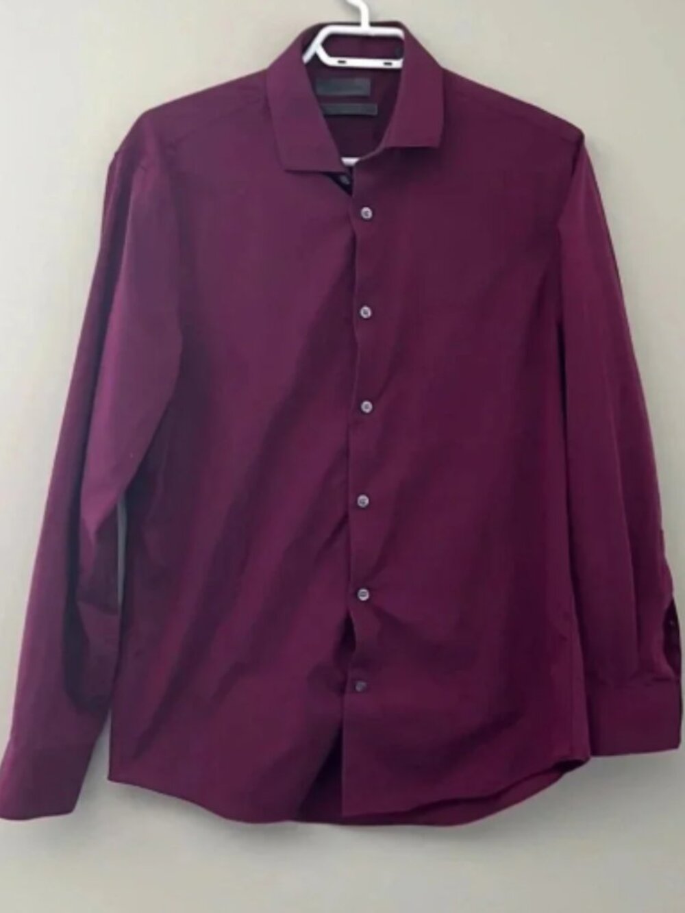 Calvin Klein Extreme Slim Fit Non Iron Dress Shirt Purple